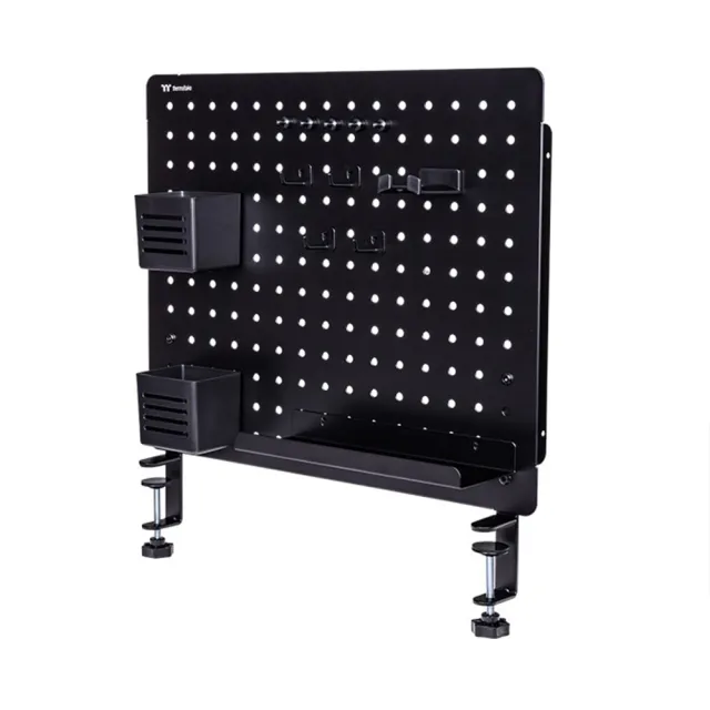 【Thermaltake 曜越】夾桌式拼接收納立架-大 DIY 52X57.5公分(GEA-GDP-DPLBLK-01)