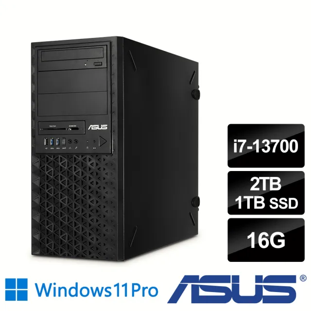 【ASUS 華碩】i7十六核繪圖工作站(WS760T/i7-13700/16G/2TB HDD+1TB SSD/750W/W11P)