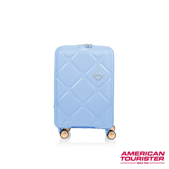 【AMERICAN TOURISTER 美國旅行者】20吋 Instagon 防盜拉鍊可擴充PP避震飛機輪行李箱(多色可選)