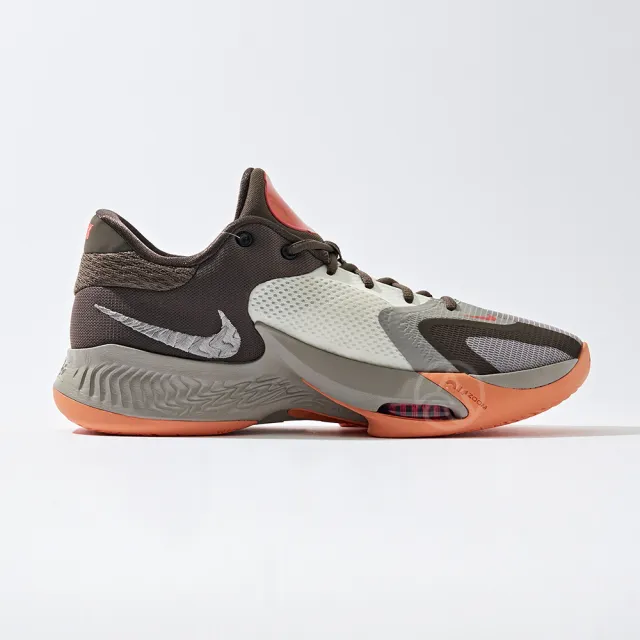 【NIKE 耐吉】Zoom Freak 4 男鞋 咖啡棕色 氣墊 運動 籃球鞋 DJ6148-003