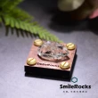 【SmileRocks 石麥】石麥水晶原礦  赫基蒙水晶原礦No.104200666(SmilePad 4.5x4.5底板)