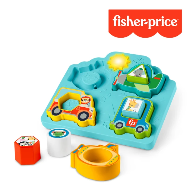 Fisher price 費雪 交通工具聲光拼圖組(角色扮演/嬰兒玩具/彌月禮/新生兒)