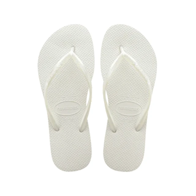 havaianas 哈瓦仕 Slim 女鞋 珍珠白色 哈瓦仕 舒適 運動 拖鞋 4000030-0001W