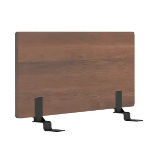 【MUJI 無印良品】胡桃木組合床用床頭板/平板/單人(大型家具配送)