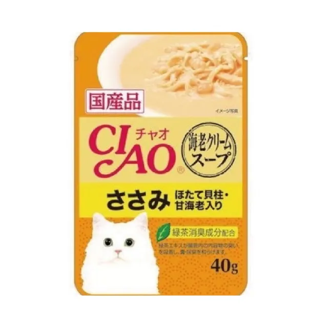 【CIAO】巧餐包40g*32入(日本製原裝進口/CIAO餐包/貓餐包/副食餐包/貓餐盒/副食罐)