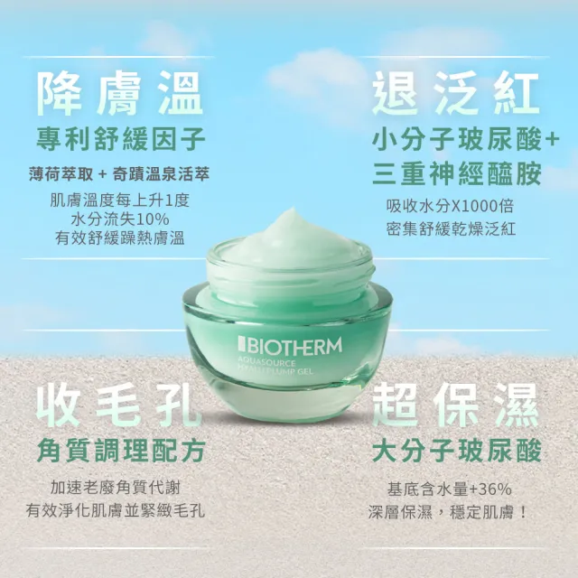 【碧兒泉】效期2025/6 官方直營 全效舒緩保濕凍30ml(BIOTHERM凝凍)