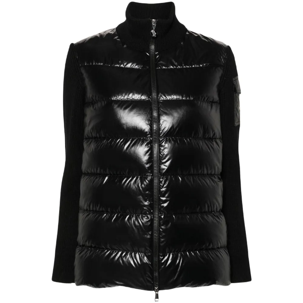 【MONCLER】秋冬新款 女款 羽絨羊毛拼接外套-黑色(1號USA-S、2號USA-M、3號USA-L)