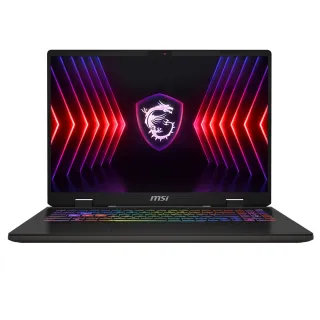 【MSI 微星】16吋i7獨顯RTX特仕(Sword 16 HX B14VFKG-046TW-SP3/i7-14700HX/16G/1TB+1TB SSD/RTX4060/W11)