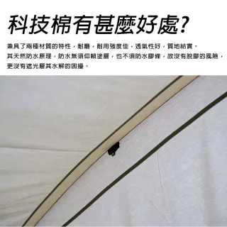 【NUIT 努特】長老系列 哈比 科技棉天幕帳 天幕帳 哈比天幕 遮陽帳 客廳帳 哈比天幕(NTGC77)
