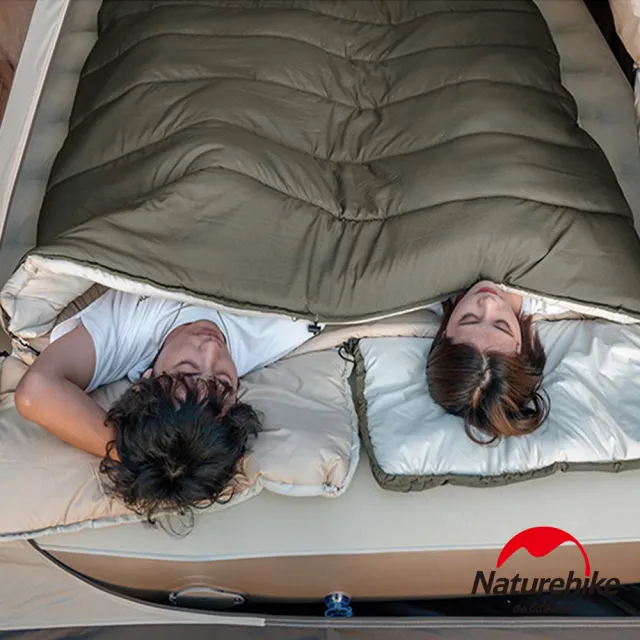 【Naturehike】LD350靈動可機洗拼接帶帽信封睡袋 SD016(台灣總代理公司貨)
