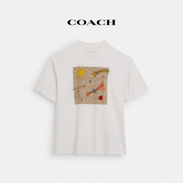 COACH蔻馳官方直營 ELIAS經典Logo丹寧布腰包-青