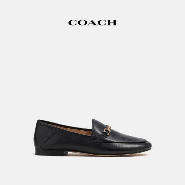 【COACH蔻馳官方直營】HALEY樂福鞋-黑色(G3110)