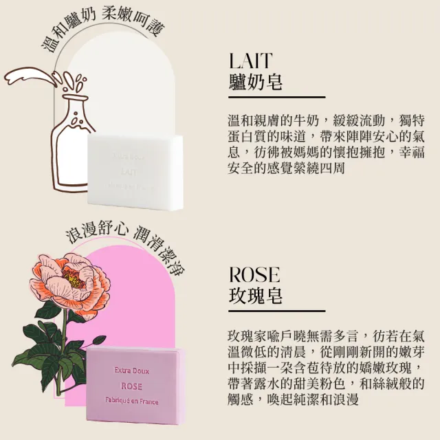 【EVEIL 伊蓓爾】DMP普羅旺斯經典香水馬賽皂100gX6入(經典馬賽皂 感受浪漫法國風情)