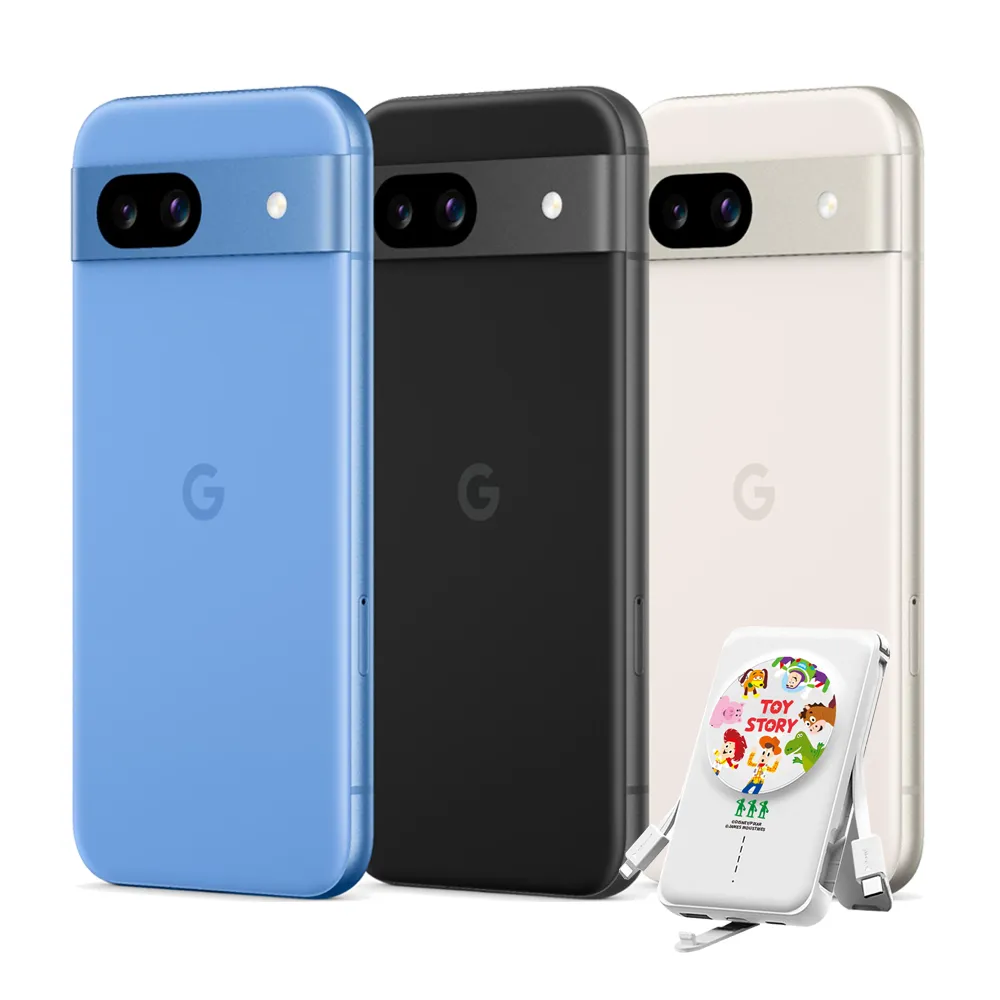 【Google】Pixel 8a 6.1吋 5G(8G/128G/Google Tensor G3/6400萬像素/AI手機)(無線充行電組)