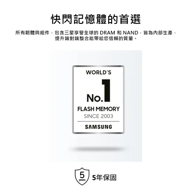 【SAMSUNG 三星】870 EVO 4TB SATA ssd固態硬碟 MZ-77E4T0BW 讀 560M/寫 530M