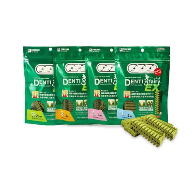 【FORCANS】Denti健齒 葉綠素玄米潔牙棒 120g 袋裝(零食 耐咬 潔牙 口腔保健)