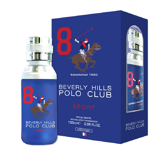 【B.H.POLO】比佛利保羅 藍色馬球騎士精神男性淡香水100ml(專櫃公司貨)