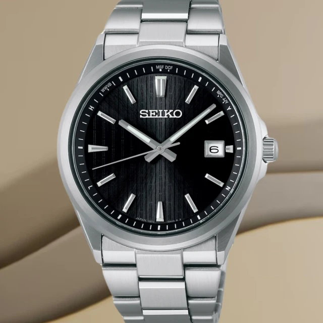 SEIKO 精工 日系簡約 太陽能電波腕錶 禮物推薦(SBTM351J/7B72-0AK0D)