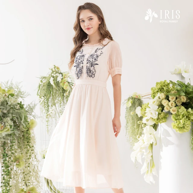 IRIS 艾莉詩 花間仙女雪紡洋裝-3色(42675)優惠推