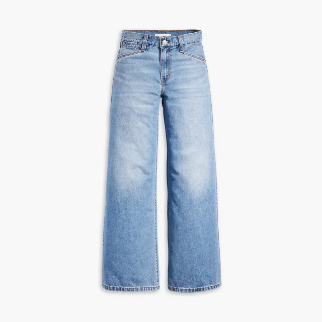 【LEVIS 官方旗艦】94Baggy Wide Leg女款中腰寬鬆直筒丹寧牛仔褲 人氣新品 A5929-0008