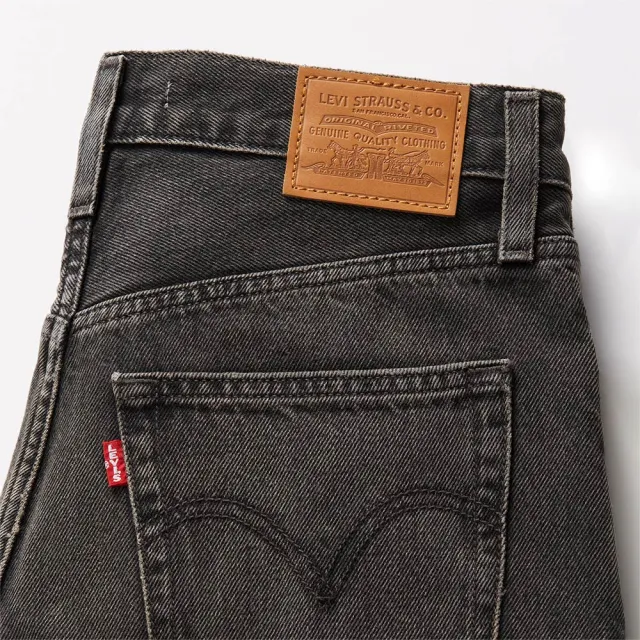 【LEVIS 官方旗艦】Ribcage Wide Leg女款超高腰寬鬆直筒丹寧牛仔褲 人氣新品 A6081-0011