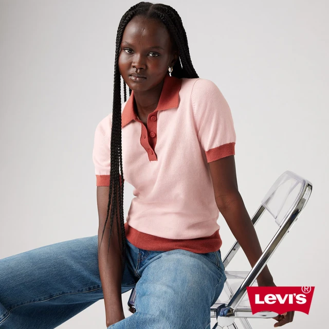 LEVIS 官方旗艦 女款 針織短袖POLO衫 人氣新品 A8892-0001