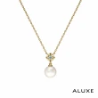 【ALUXE 亞立詩】AKOYA珍珠 7-7.5mm 10K金 珍珠單鑽項鍊(珍愛系列 Be charming NN0219)
