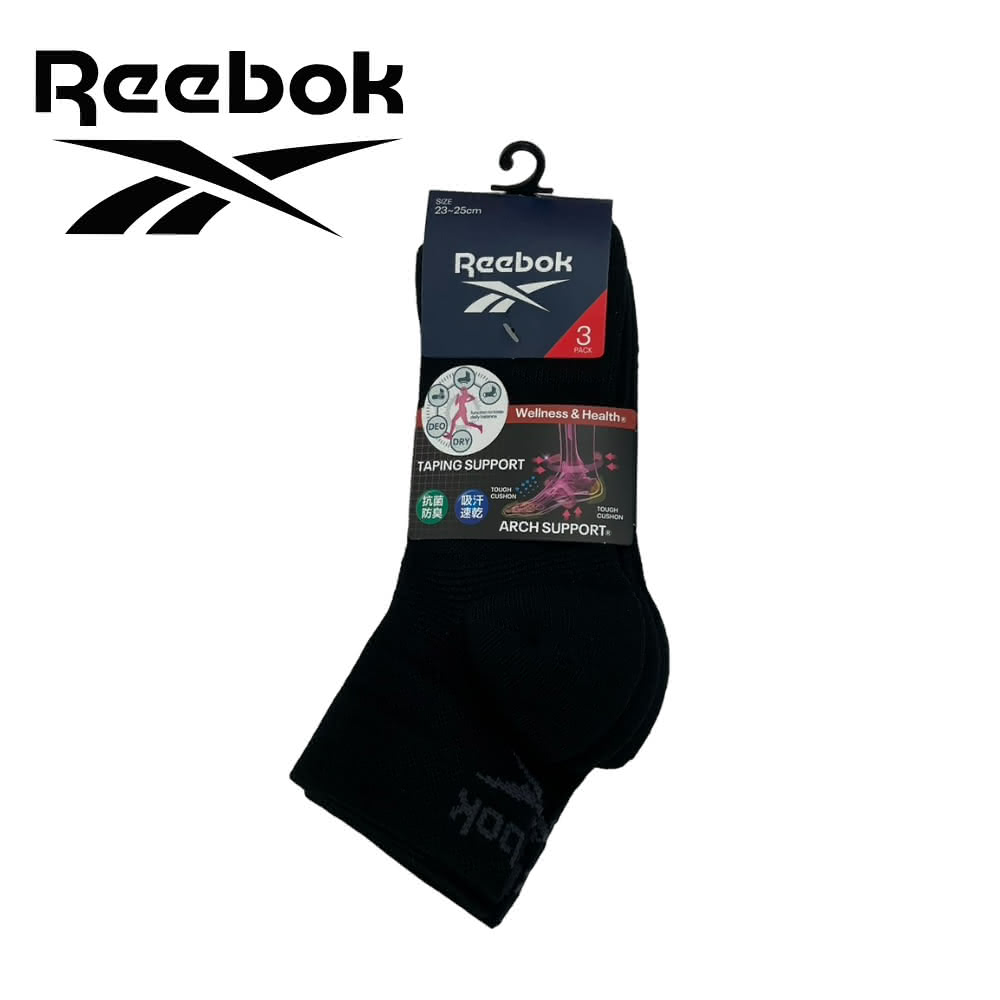 【REEBOK】WOMAN SPORTS SOCK 3P 襪子3P_女_REV52E026