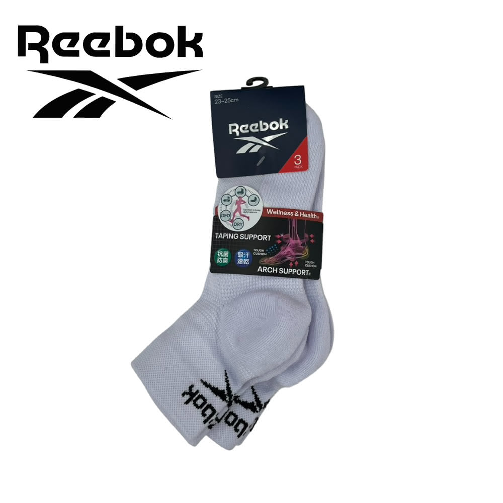 【REEBOK】WOMAN SPORTS SOCK 3P 襪子3P_女_REV52E025