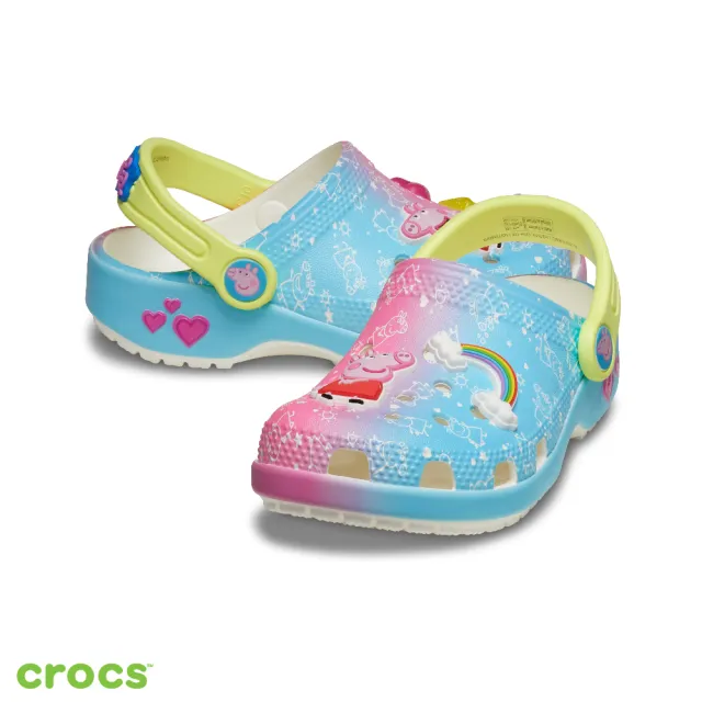 【Crocs】童鞋 經典小豬佩奇克駱格(210476-90H)