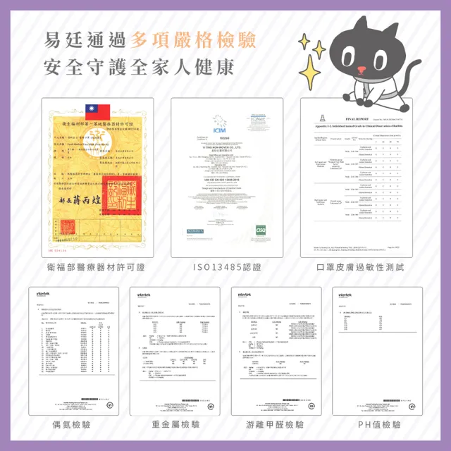 【易廷-kuroro聯名款】醫療級 醫用口罩(幼幼3D立體口罩 20入/盒 壓印圖案隨機 MD雙鋼印 國家隊 卜公家族)