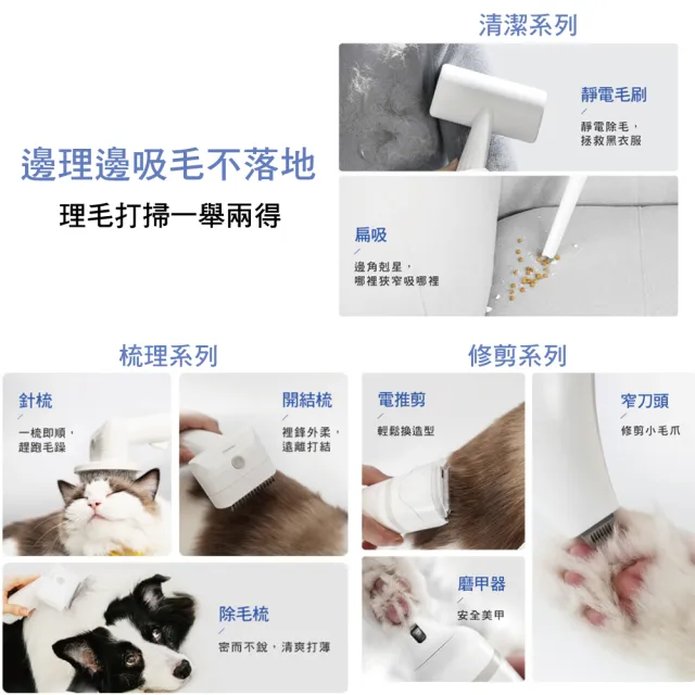 【neakasa】S1 PRO-家用多功能寵物理毛吸塵器(寵物理毛器/寵物吸塵器/家用吸塵器)
