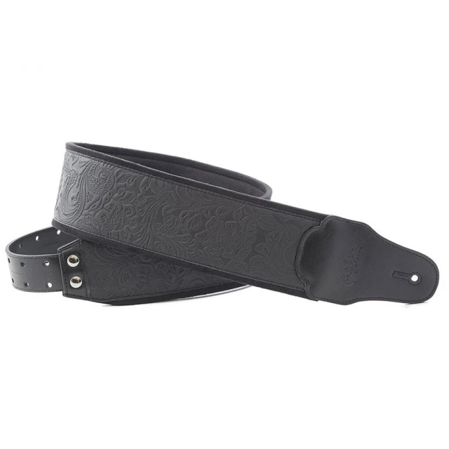 RightOn Straps B-Sandokan Black 吉他背帶(Bassman 系列 吉他背帶 貝斯背帶 西班牙進口)