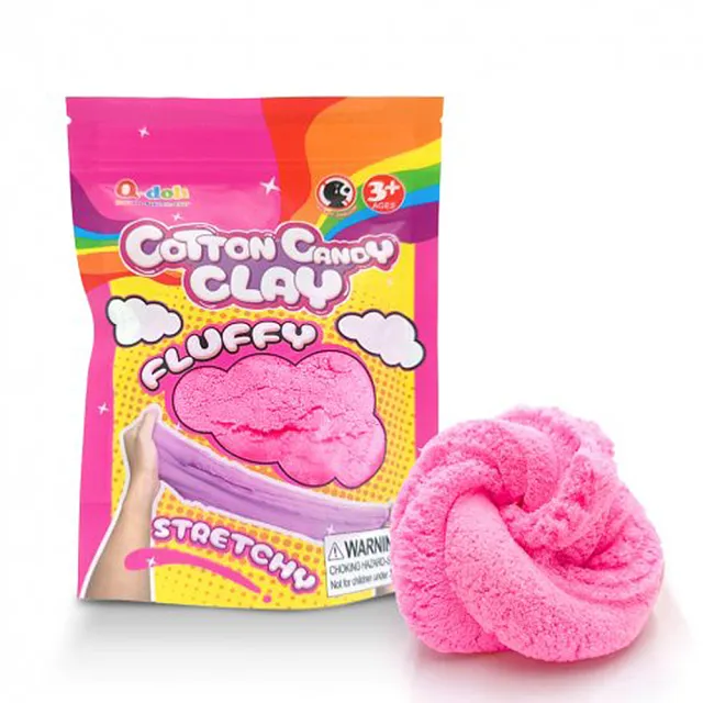【Q-doh】台灣製 無毒香氛棉花糖黏土 Cotton Candy Clay 四色可選(ST安全玩具)