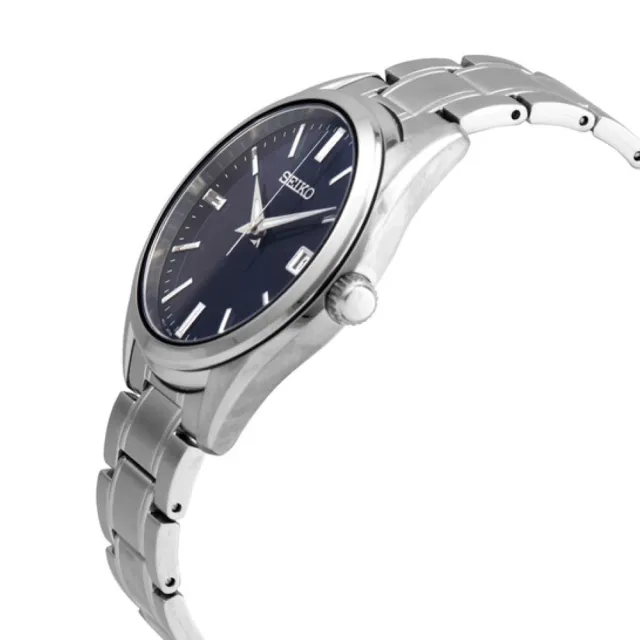 【SEIKO 精工】CS系列 簡約 時尚紳士石英錶-藍面40mm/SK027(SUR309P1/6N52-00A0B)