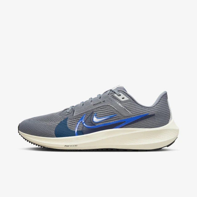 NIKE 耐吉NIKE 耐吉 Air Zoom Pegasus 40 PRM 男 慢跑鞋 運動 路跑 支撐 灰 藍(FB7179-002)