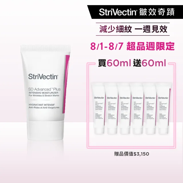 【StriVectin 皺效奇蹟】NIA 114 超級意外胜肽皺效霜 60ml(買60ml送60ml)