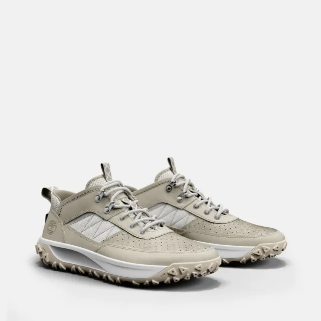 【Timberland】女款白色 Greenstride™ Motion 6 低筒健行鞋(A2AVJEM3)