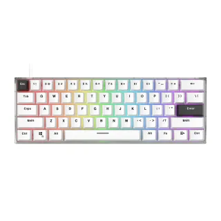 【FANTECH】ATOM63 60%可換軸體RGB機械式鍵盤(MK874)