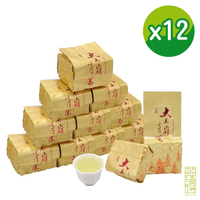 茶曉得】嚴選大禹嶺90k高冷烏龍茶(75gx12包-1.5斤春茶) - momo