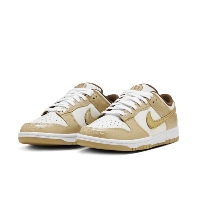 NIKE 耐吉 運動鞋 休閒鞋 女鞋 W NIKE DUNK LOW LX 奶茶 金勾 金幣(HM3695071)