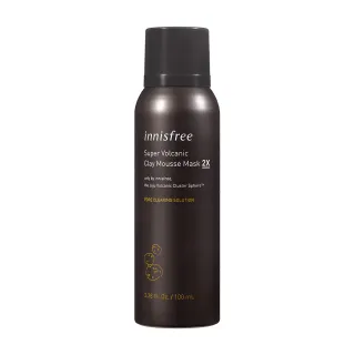 即期品【INNISFREE】超級火山泥毛孔慕絲面膜 100ml(水感清毛孔/效期2025.04)