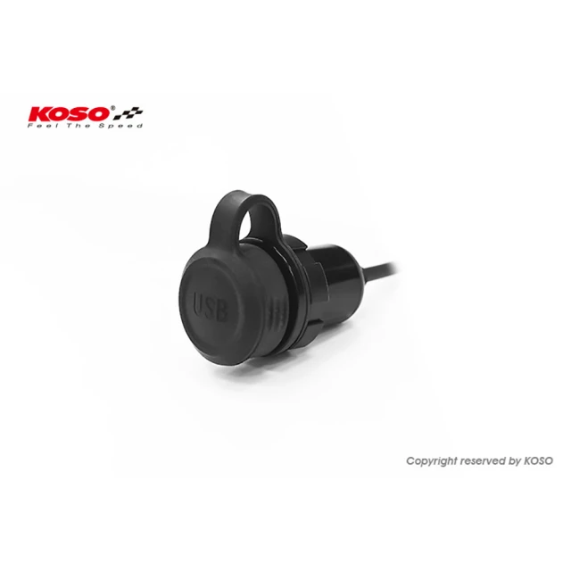 KOSO 雙孔 USB 充電器 QC3.0 / TYPE C(For YAMAHA / SYM)