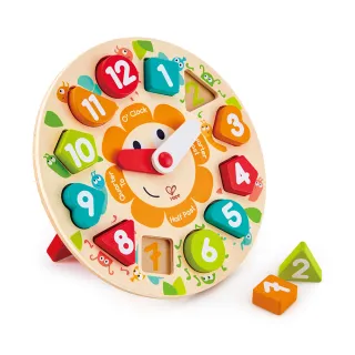 【德國Hape】木製數字配對積木時鐘(兒童禮物/益智玩具/啟蒙玩具)