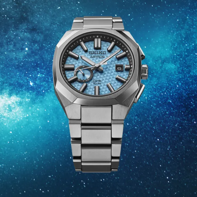 【SEIKO 精工】Astron 晨星 限量 鈦 多邊形 GPS衛星定位 萬年曆 太陽能 手錶(3X62-0AD0SD.SSJ021J1SK043)