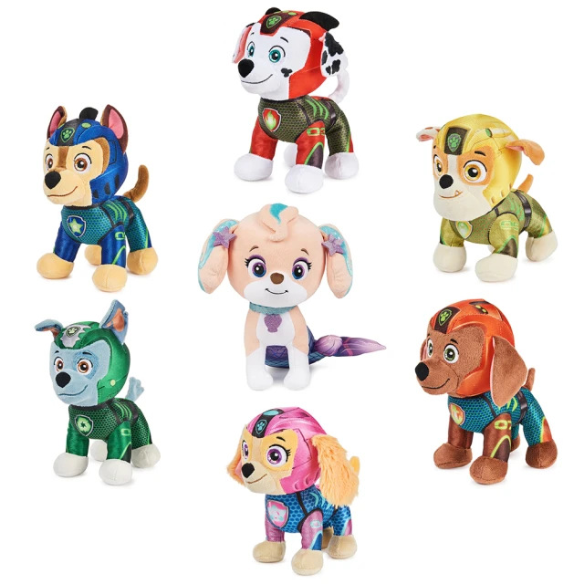 PAW Patrol 汪汪隊立大功 水行狗狗隊系列8吋絨毛玩偶(汪汪隊絨毛玩具 毛絨狗狗立姿高約17-22.5公分)