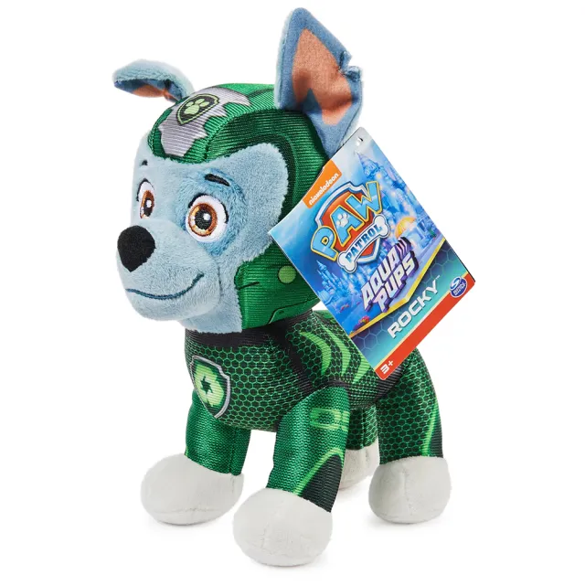 【PAW Patrol 汪汪隊立大功】水行狗狗隊系列8吋絨毛玩偶(汪汪隊絨毛玩具 毛絨狗狗立姿高約17-22.5公分)