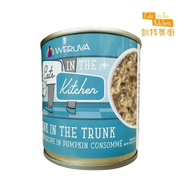 【Cats in the Kitchen 凱特美廚】貓咪無穀主食罐-嫩雞佐南瓜 10oz/285g*12罐組(貓主食罐、全齡貓)