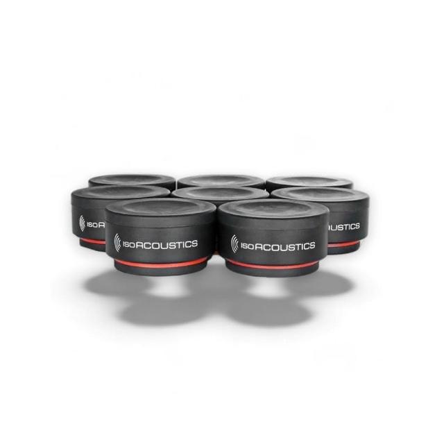 【IsoAcoustics】ISO-PUCK mini 喇叭避震墊 一組8個/讓音場更清晰(喇叭架 隔音 監聽 喇叭墊 消音墊)