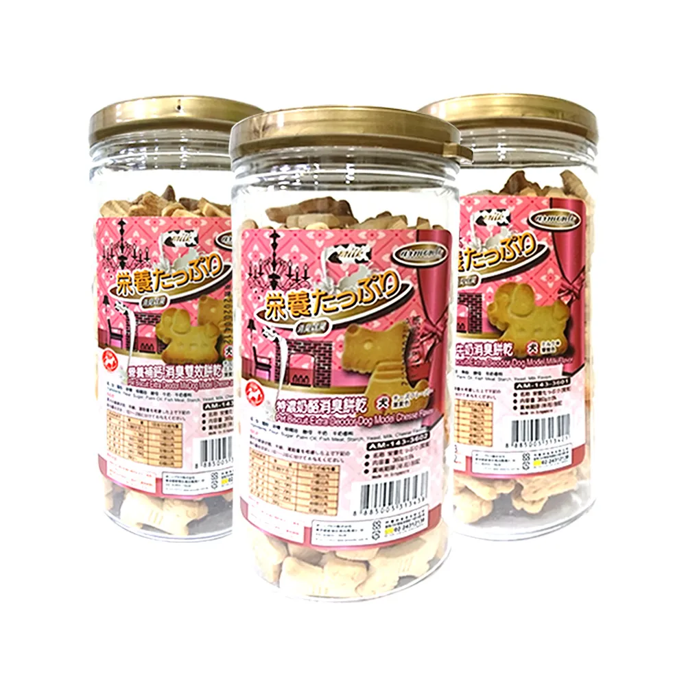 【Armonto】高鈣牛奶消臭餅乾360G(犬用零食、餅乾、 犬用點心、訓練獎勵、ARMONTO、阿曼特)